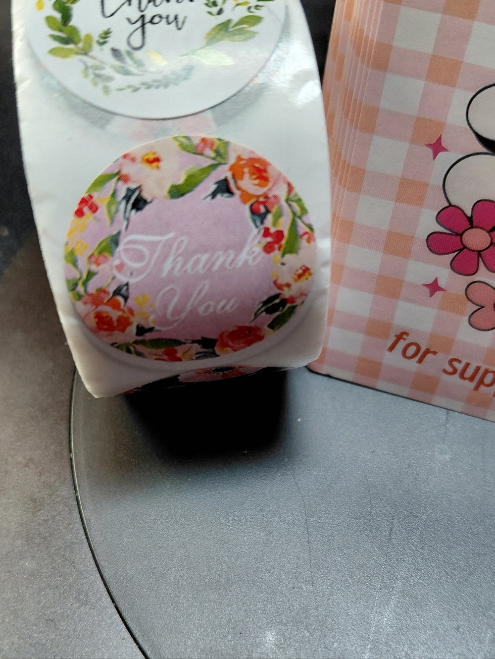 550ct. 50ct. Thank You Cards 500ct. Stickers Bonus 3 Random Polys 3.54x2.1 - Picture 5 of 5